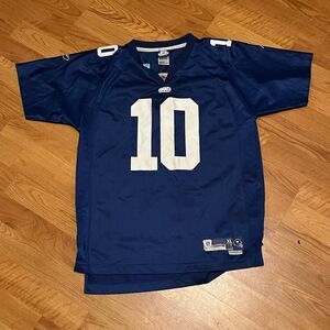 New York Giants Eli Manning Football Jersey by Reebok Youth Boys Size: XL